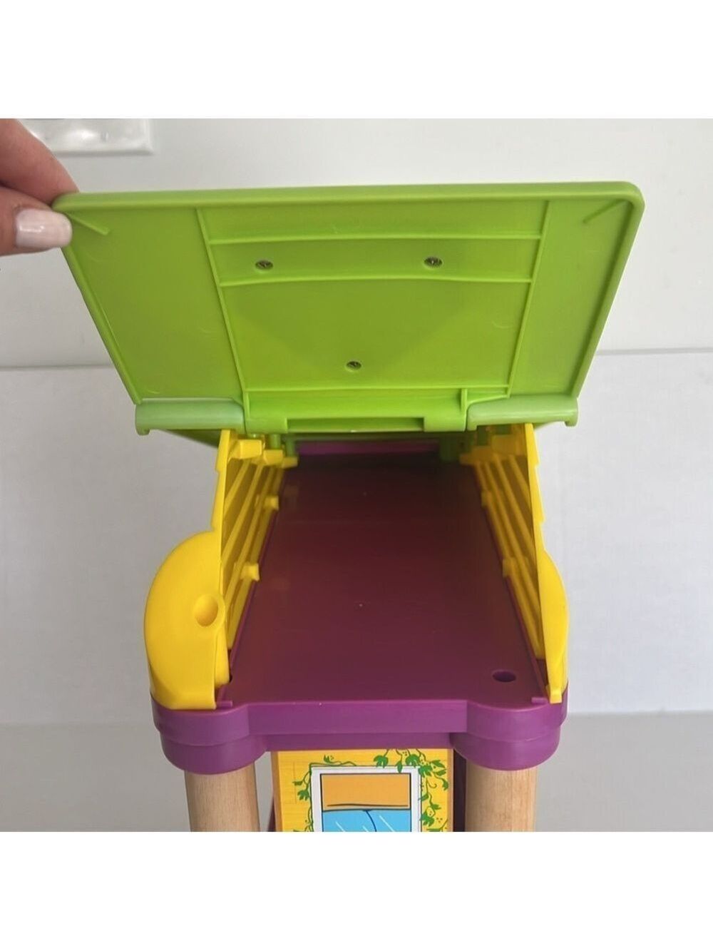 Learning Curve Play Town Family House with Five Wood Plastic Figures & Furniture - Picture 10 of 16